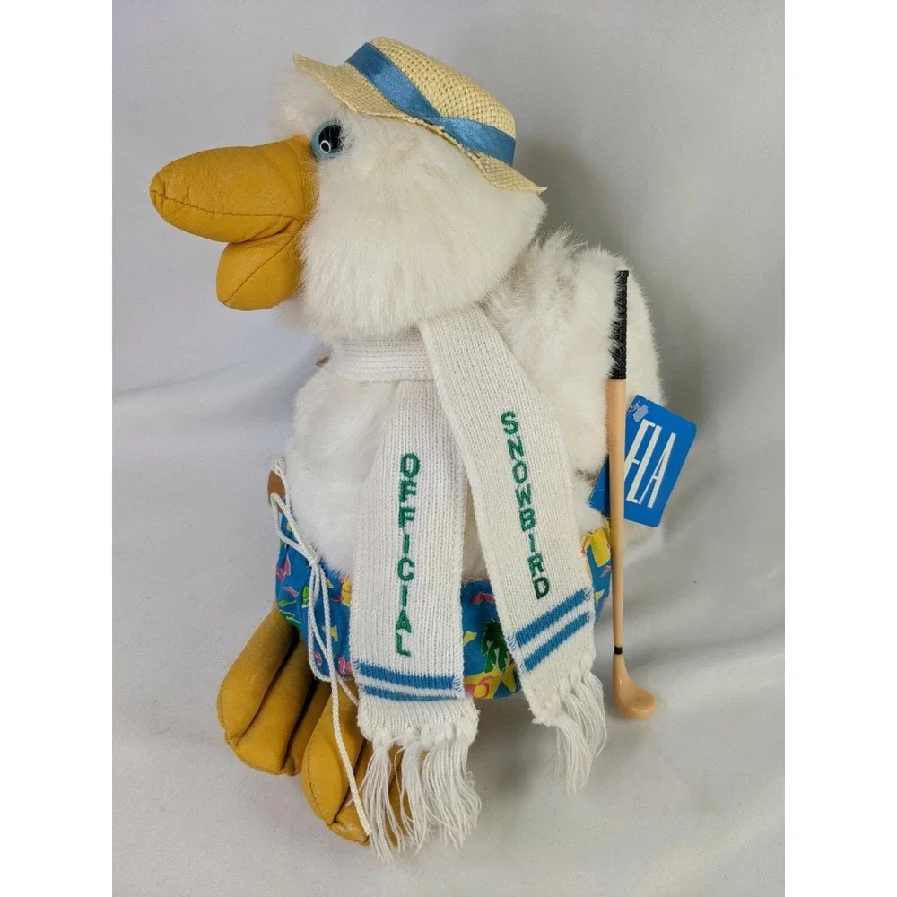 Snowbird Bird Plush 12 Inch Golf Florida Francesca Horelein Stuffed Animal‎ Toy